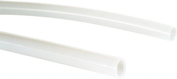 Parker - 7/16" ID x 1/2" OD, 0.031" Wall Thickness, 25' Long, PTFE Tube - Natural, 60 Max psi, -100 to 500°F - Exact Tooling