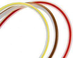 Parker - 5/16" ID x 3/8" OD, 0.031" Wall Thickness, 25' Long, PTFE Tube - Blue Stripe, 80 Max psi, -100 to 500°F - Exact Tooling