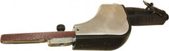Universal Tool - 1/4 X 24 and 1/2 X 24 Inch, 20,000 RPM Air Belt Sander - 0.5 Hp, 5 CFM, Rear Exhaust - Exact Tooling