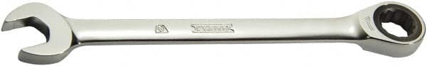Proto - 9/16" 12 Point Combination Wrench - 0° Offset Angle, 7-1/2" OAL, Steel, Chrome Finish - Exact Tooling