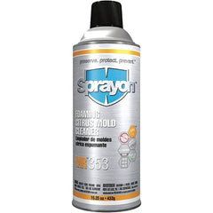Sprayon - 15.25 Ounce Aerosol Can, White, Mold Cleaner - d-Limonene Composition - Exact Tooling