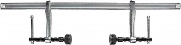 Bessey - 39-1/2" Capacity, 4-3/4" Throat Depth Steel (Profiled Rail) Bar Clamp - 1,450 Lb Clamping Pressure, 47" OAL - Exact Tooling