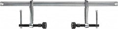 Bessey - 39-1/2" Capacity, 4-3/4" Throat Depth Steel (Profiled Rail) Bar Clamp - 1,450 Lb Clamping Pressure, 47" OAL - Exact Tooling