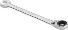Proto - 1/2" 12 Point Combination Wrench - 0° Offset Angle, 7" OAL, Steel, Chrome Finish - Exact Tooling