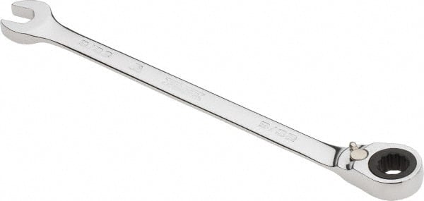 Proto - 9/32" 12 Point Combination Wrench - 0° Offset Angle, 5-1/2" OAL, Steel, Chrome Finish - Exact Tooling