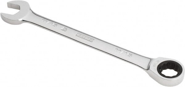 Proto - 11/16" 12 Point Combination Wrench - 0° Offset Angle, 8-7/8" OAL, Steel, Chrome Finish - Exact Tooling