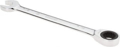 Proto - 1/2" 12 Point Combination Wrench - 0° Offset Angle, 7" OAL, Steel, Chrome Finish - Exact Tooling
