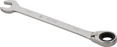 Proto - 32mm 12 Point Combination Wrench - 0° Offset Angle, 16-3/4" OAL, Steel, Chrome Finish - Exact Tooling