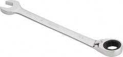 Proto - 22mm 12 Point Combination Wrench - 0° Offset Angle, 11-7/16" OAL, Steel, Chrome Finish - Exact Tooling
