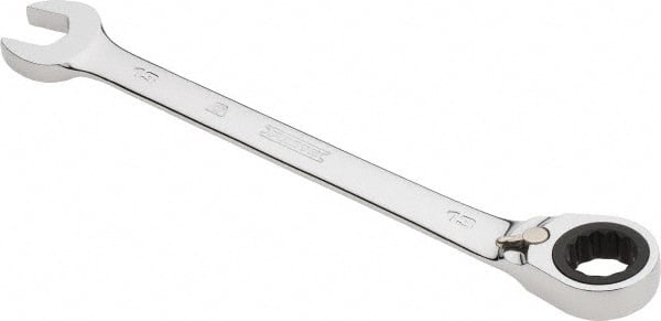 Proto - 13mm 12 Point Combination Wrench - 0° Offset Angle, 7" OAL, Steel, Chrome Finish - Exact Tooling
