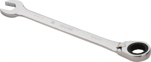 Proto - 1-1/4" 12 Point Combination Wrench - 0° Offset Angle, 16-3/4" OAL, Steel, Chrome Finish - Exact Tooling