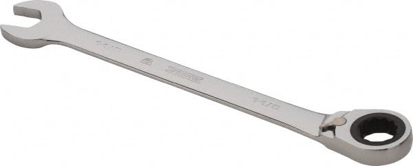 Proto - 1-1/8" 12 Point Combination Wrench - 0° Offset Angle, 15-7/8" OAL, Steel, Chrome Finish - Exact Tooling