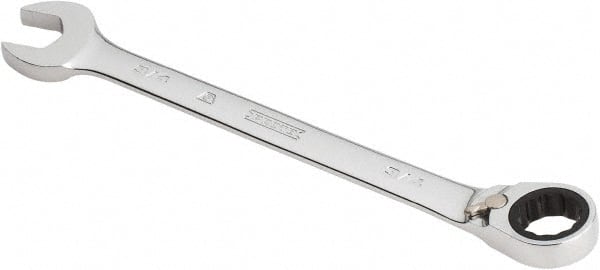 Proto - 3/4" 12 Point Combination Wrench - 0° Offset Angle, 9-3/4" OAL, Steel, Chrome Finish - Exact Tooling
