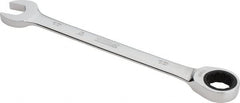 Proto - 18mm 12 Point Combination Wrench - 0° Offset Angle, 9-5/16" OAL, Steel, Chrome Finish - Exact Tooling