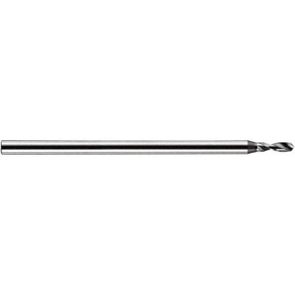 Accupro - 1.45mm Body Diam, 120°, 30mm OAL, Solid Carbide Spotting Drill - Exact Tooling