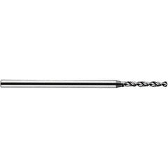 Accupro - 0.32mm, 120° Point, Solid Carbide Micro Drill Bit - Exact Tooling