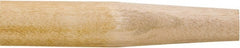Rubbermaid - 54 x 1-1/8" Wood Handle for Push Brooms - Tapered Connection, Tan - Exact Tooling