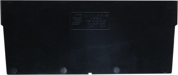 Quantum Storage - 10" Wide x 7" High, Black Bin Divider - Use with QSB809, QSB810, QSB816 - Exact Tooling