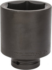 Proto - 1" Drive 3-3/8" Deep Impact Socket - 6 Points, 5-3/4" OAL - Exact Tooling