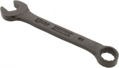 Proto - 8mm 12 Point Offset Combination Wrench - 15° Offset Angle, 3-1/2" OAL, Steel, Black Finish - Exact Tooling