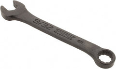 Proto - 9/32" 12 Point Offset Combination Wrench - 15° Offset Angle, 3-25/64" OAL, Steel, Black Finish - Exact Tooling