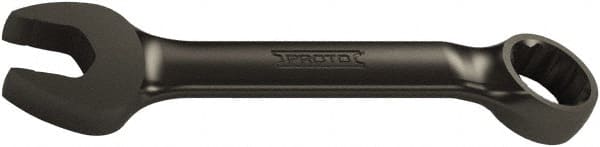 Proto - 11/16" 12 Point Offset Combination Wrench - 15° Offset Angle, 5-1/16" OAL, Steel, Black Finish - Exact Tooling