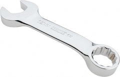 Proto - 19mm 12 Point Offset Combination Wrench - 15° Offset Angle, 6-15/64" OAL, Steel, Chrome Finish - Exact Tooling