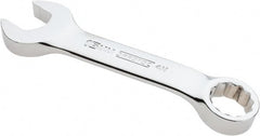 Proto - 16mm 12 Point Offset Combination Wrench - 15° Offset Angle, 4-7/8" OAL, Steel, Chrome Finish - Exact Tooling