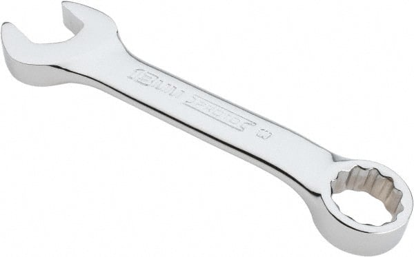 Proto - 13mm 12 Point Offset Combination Wrench - 15° Offset Angle, 4-5/16" OAL, Steel, Chrome Finish - Exact Tooling