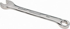 Proto - 6mm 12 Point Offset Combination Wrench - 15° Offset Angle, 3-1/4" OAL, Steel, Chrome Finish - Exact Tooling