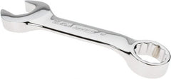 Proto - 11/16" 12 Point Offset Combination Wrench - 15° Offset Angle, 5-1/16" OAL, Steel, Chrome Finish - Exact Tooling