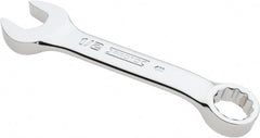 Proto - 1/2" 12 Point Offset Combination Wrench - 15° Offset Angle, 4-5/16" OAL, Steel, Chrome Finish - Exact Tooling
