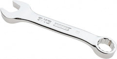 Proto - 7/16" 12 Point Offset Combination Wrench - 15° Offset Angle, 4-1/16" OAL, Steel, Chrome Finish - Exact Tooling