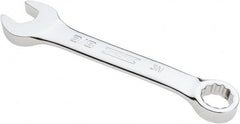 Proto - 3/8" 12 Point Offset Combination Wrench - 15° Offset Angle, 3-3/4" OAL, Steel, Chrome Finish - Exact Tooling