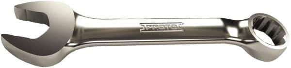 Proto - 9/16" 12 Point Combination Wrench - 15° Offset Angle, 4-1/2" OAL, Steel, Polished Finish - Exact Tooling