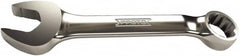 Proto - 9/16" 12 Point Combination Wrench - 15° Offset Angle, 4-1/2" OAL, Steel, Polished Finish - Exact Tooling