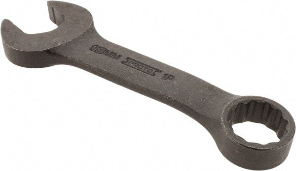 Proto - 19mm 12 Point Offset Combination Wrench - 15° Offset Angle, 5-7/16" OAL, Steel, Black Finish - Exact Tooling