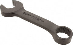 Proto - 18mm 12 Point Offset Combination Wrench - 15° Offset Angle, 5-1/4" OAL, Steel, Black Finish - Exact Tooling