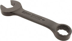 Proto - 15mm 12 Point Offset Combination Wrench - 15° Offset Angle, 4-11/16" OAL, Steel, Black Finish - Exact Tooling