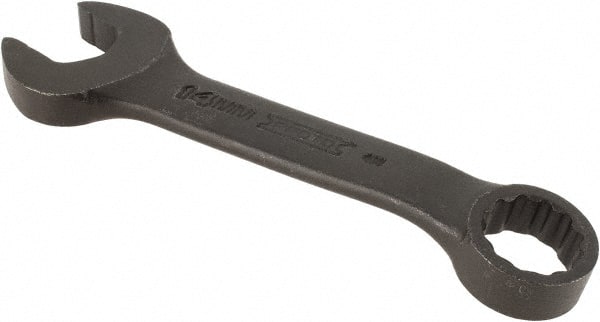 Proto - 14mm 12 Point Offset Combination Wrench - 15° Offset Angle, 4-1/2" OAL, Steel, Black Finish - Exact Tooling
