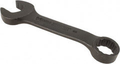 Proto - 14mm 12 Point Offset Combination Wrench - 15° Offset Angle, 4-1/2" OAL, Steel, Black Finish - Exact Tooling