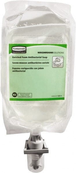 Rubbermaid - 1,100 mL Dispenser Refill Foam Soap - Clear, Fragrance Free Scent - Exact Tooling