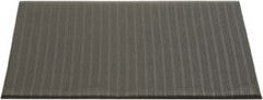 Ability One - 3' Long x 2' Wide, Dry Environment, Anti-Fatigue Matting - Black, Vinyl with Vinyl Sponge Base, Beveled - Exact Tooling