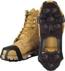 Winter Walking - Ice Traction Footwear Footwear Style: Strap-On Cleat Traction Type: Steel Studs - Exact Tooling