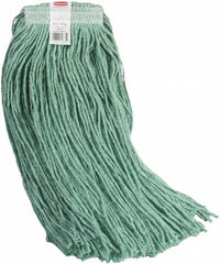 Rubbermaid - 2" White Head Band, Large Synthetic Cut End Mop Head - Clamp Jaw Connection - Exact Tooling