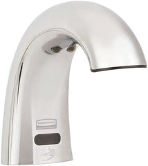 Rubbermaid - 800 to 1600 mL Foam Soap Dispenser Hardware - Plastic, Counter Mounted, Chrome - Exact Tooling