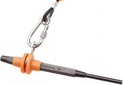 Proto - 7/32" Tethered Pin Punch - 6-3/8" OAL, Steel - Exact Tooling