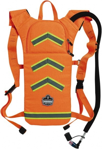 Ergodyne - Low Profile Orange Hydration Backpack - 17 Inch Long x 10-1/2 Inch Wide x 1-1/2 Inch Deep, 70 Ounce Reservoir Capacity - Exact Tooling