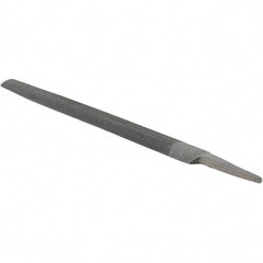 Value Collection - 12" Long, Bastard Cut, Half Round American-Pattern File - Double Cut, 0.3438" Overall Thickness - Exact Tooling