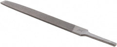 Value Collection - 6" Long, Bastard Cut, Mill American-Pattern File - Single Cut, 7/64" Overall Thickness - Exact Tooling